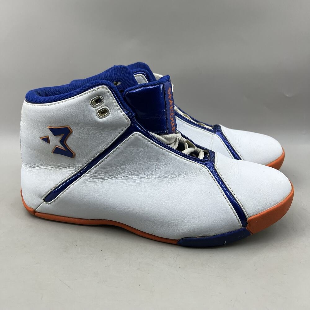 Starbury 20242 Basketball Shoes Men Size 10 White Blue Comfort High Top Sneakers